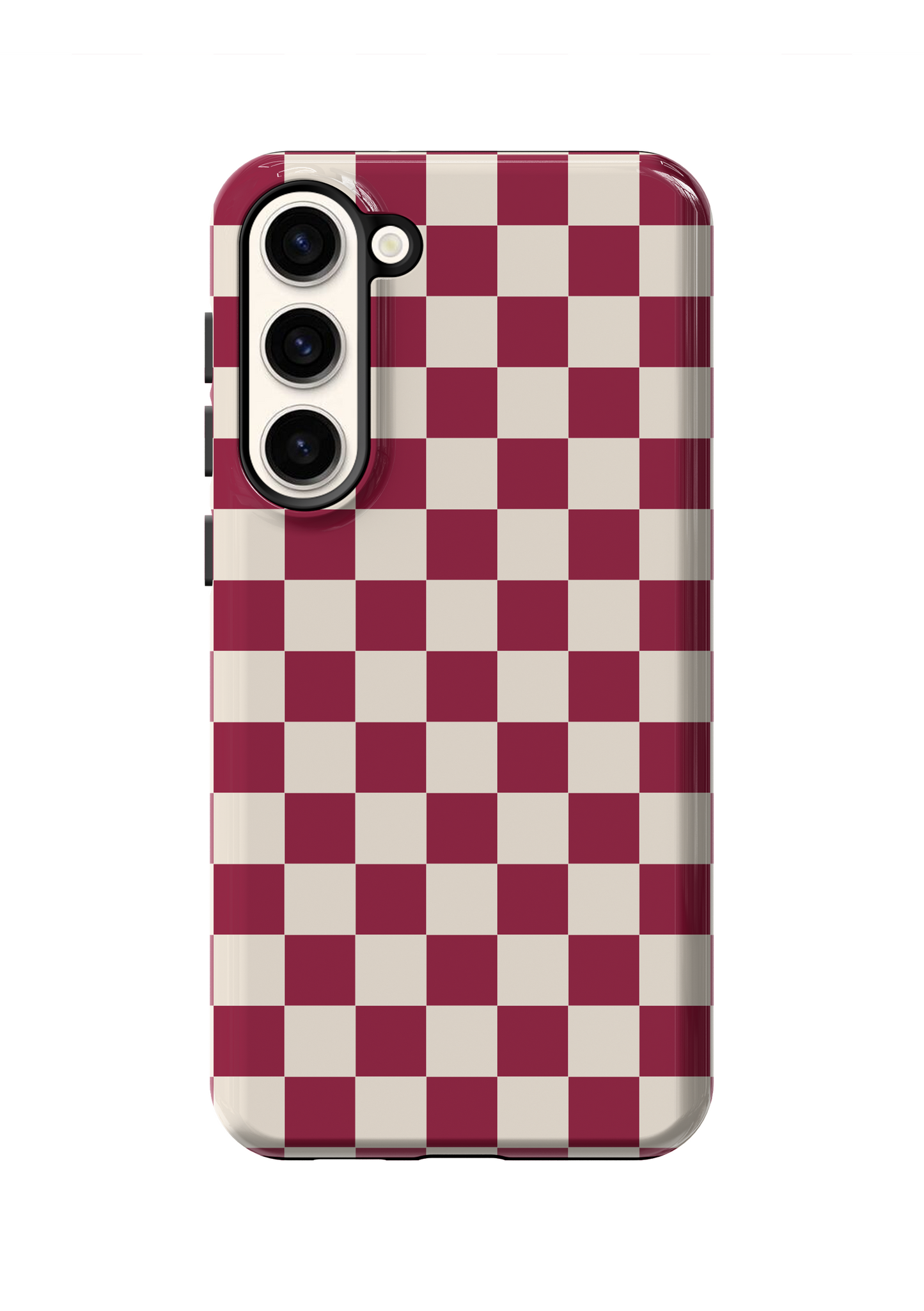 Black Cherry Checkers II Phone Case