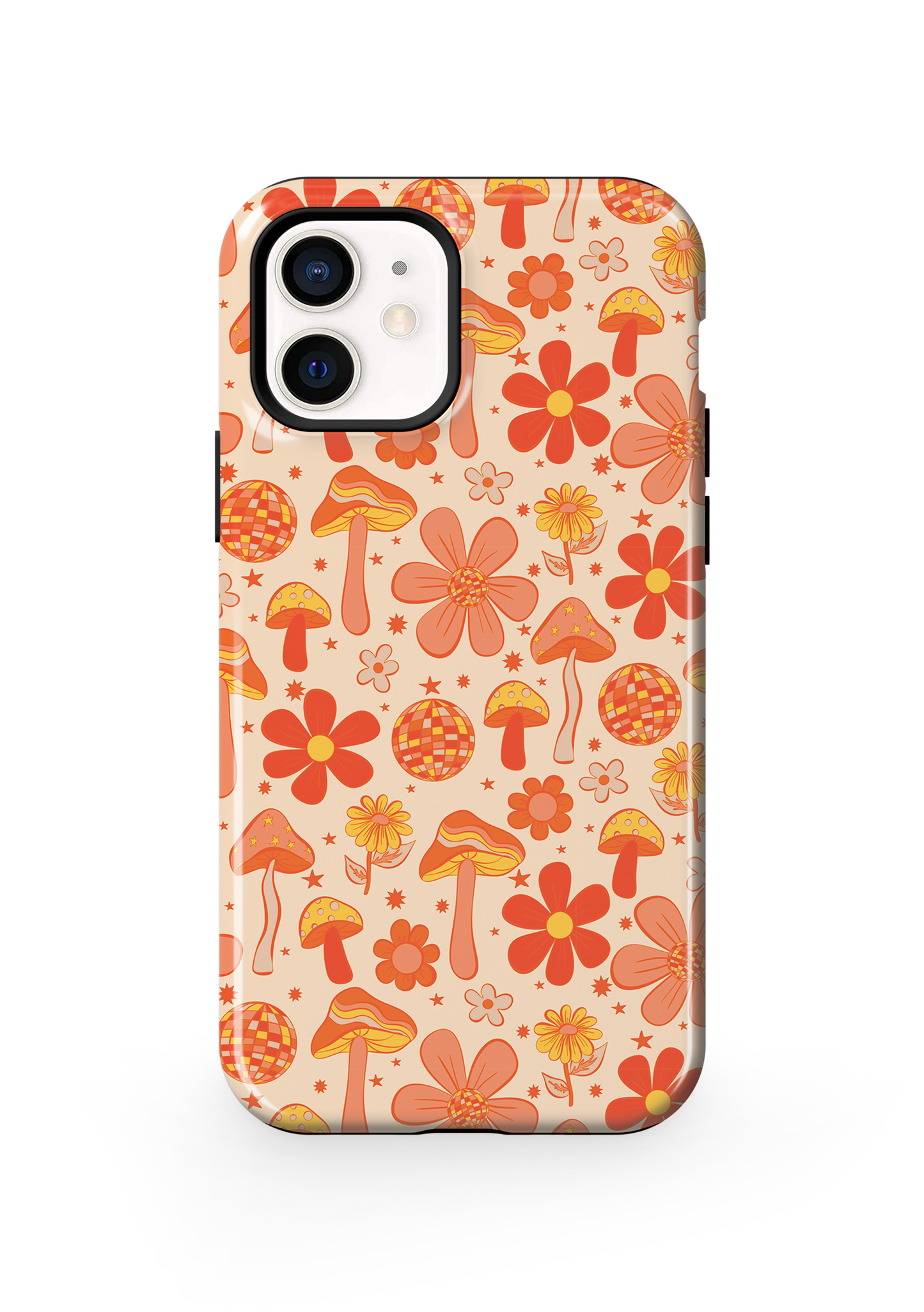 Orange Fungi Fantasia Phone Case