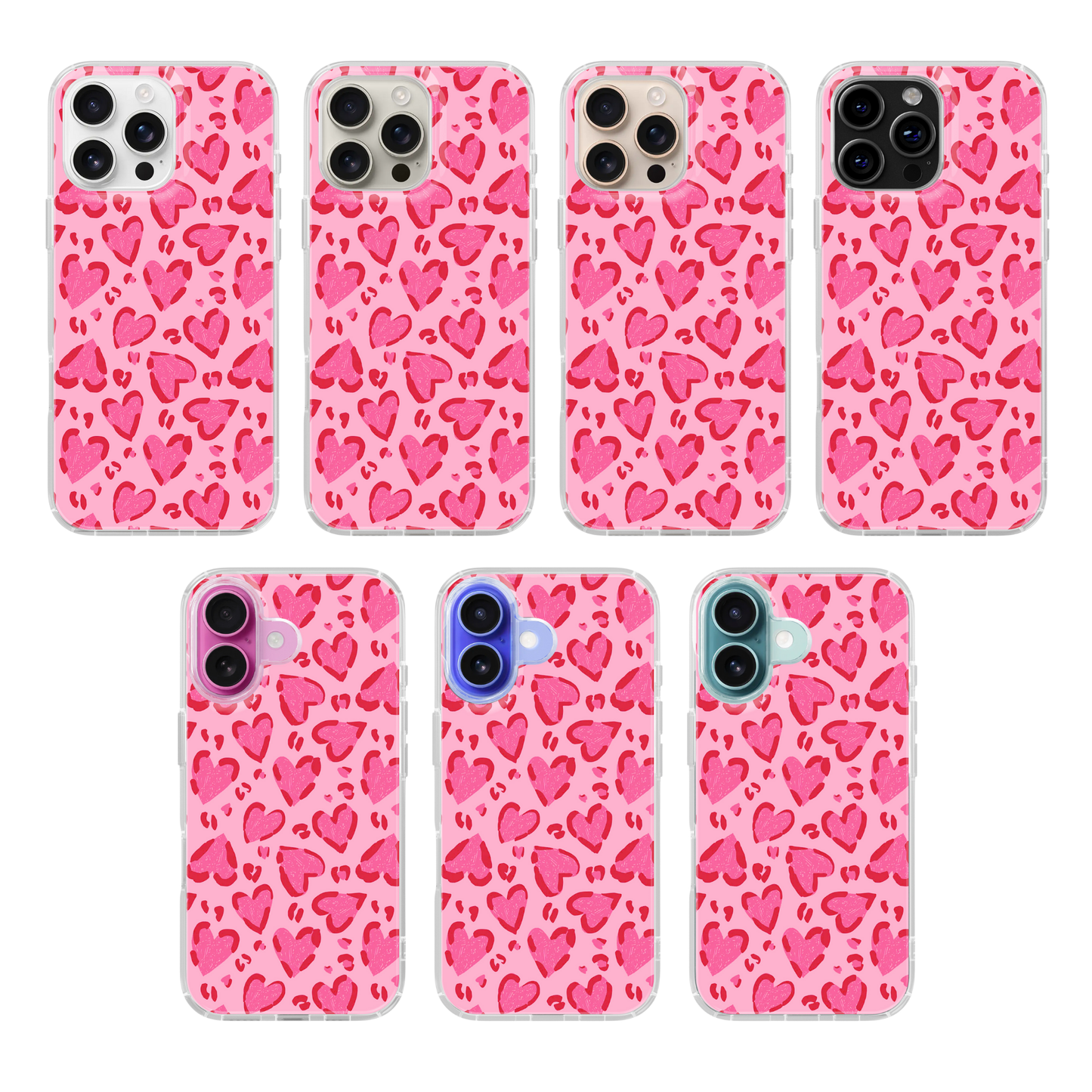 Leopard Love Clear Case Insert