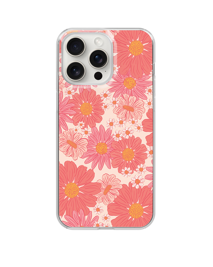 Pink Summer Blooms Clear Case Insert