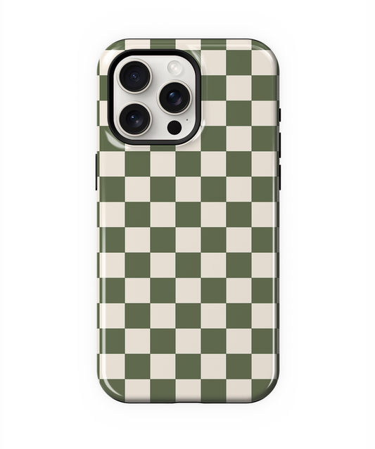 Moss Checkers II Phone Case