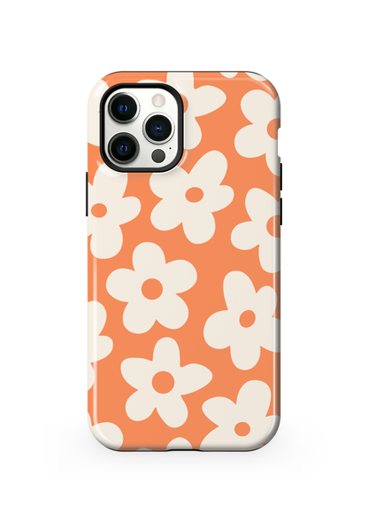 Tangerine Big Blooms Phone Case