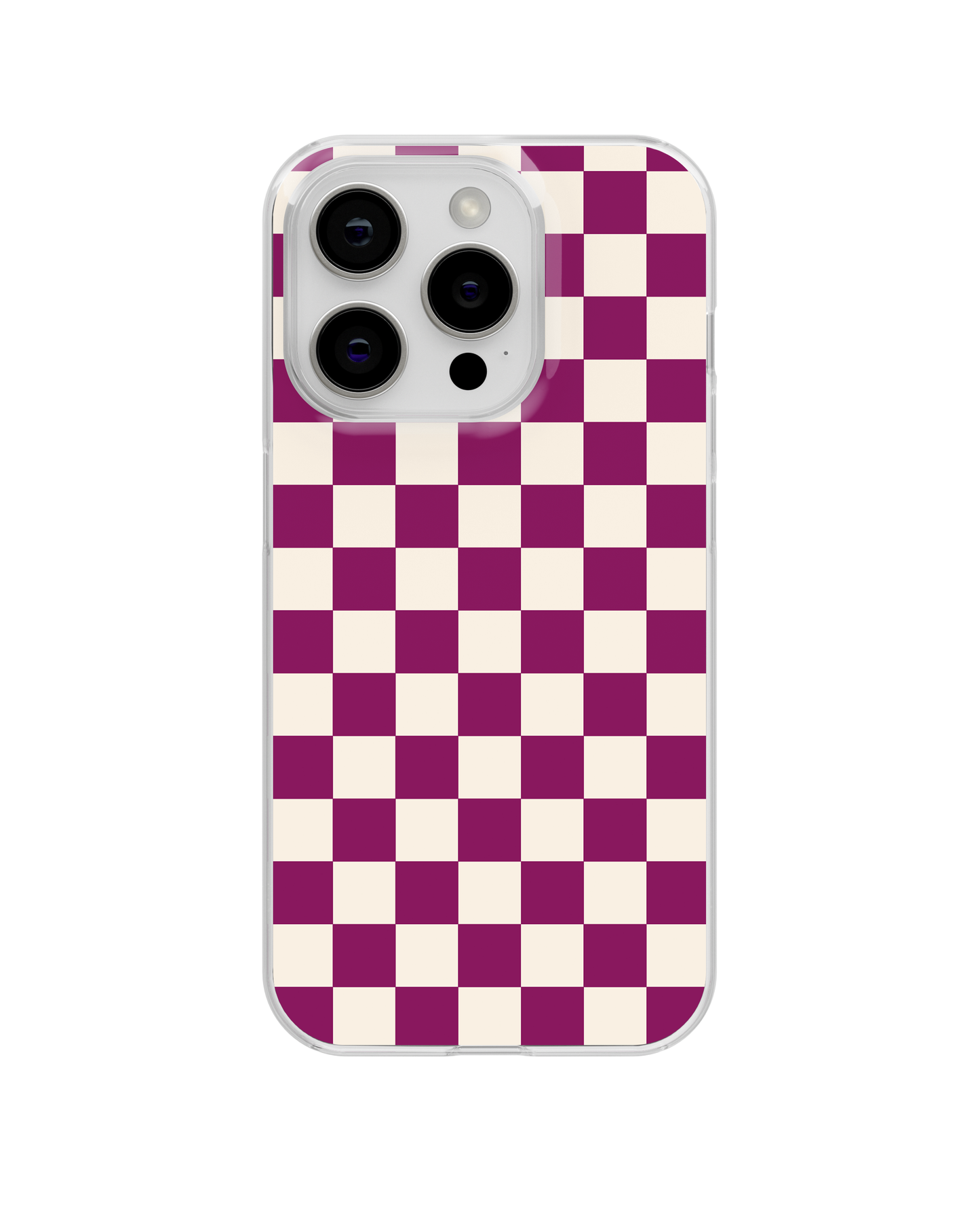 Velvet Checkers II Clear Case Insert