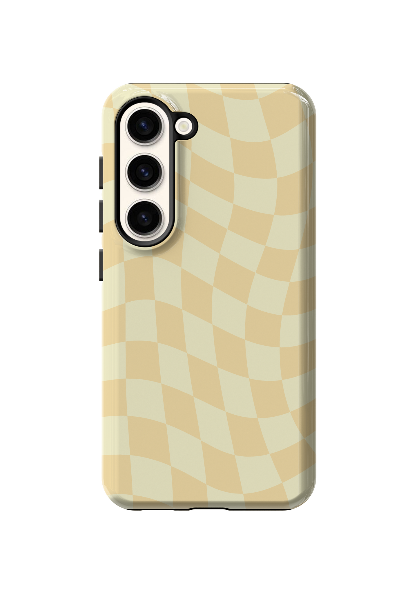 Banana Whispers Wavy Checkers Phone Case