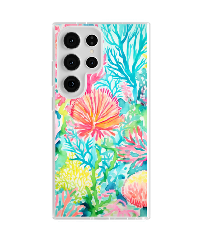 Watercolor Coral Clear Case Insert