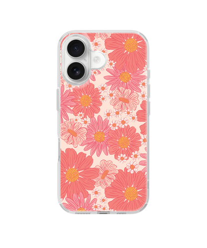 Pink Summer Blooms Clear Case Insert