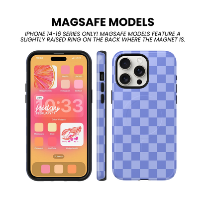 Bluebell Checkers Phone Case