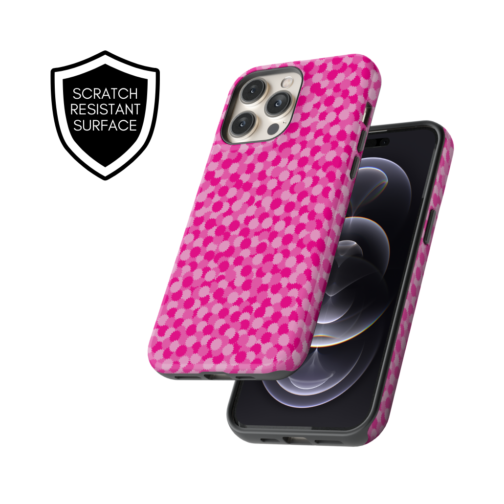 Fuchsia Pop Joy Bursts iPhone Case