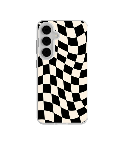 Onyx Wavy Checkers II Clear Case Insert