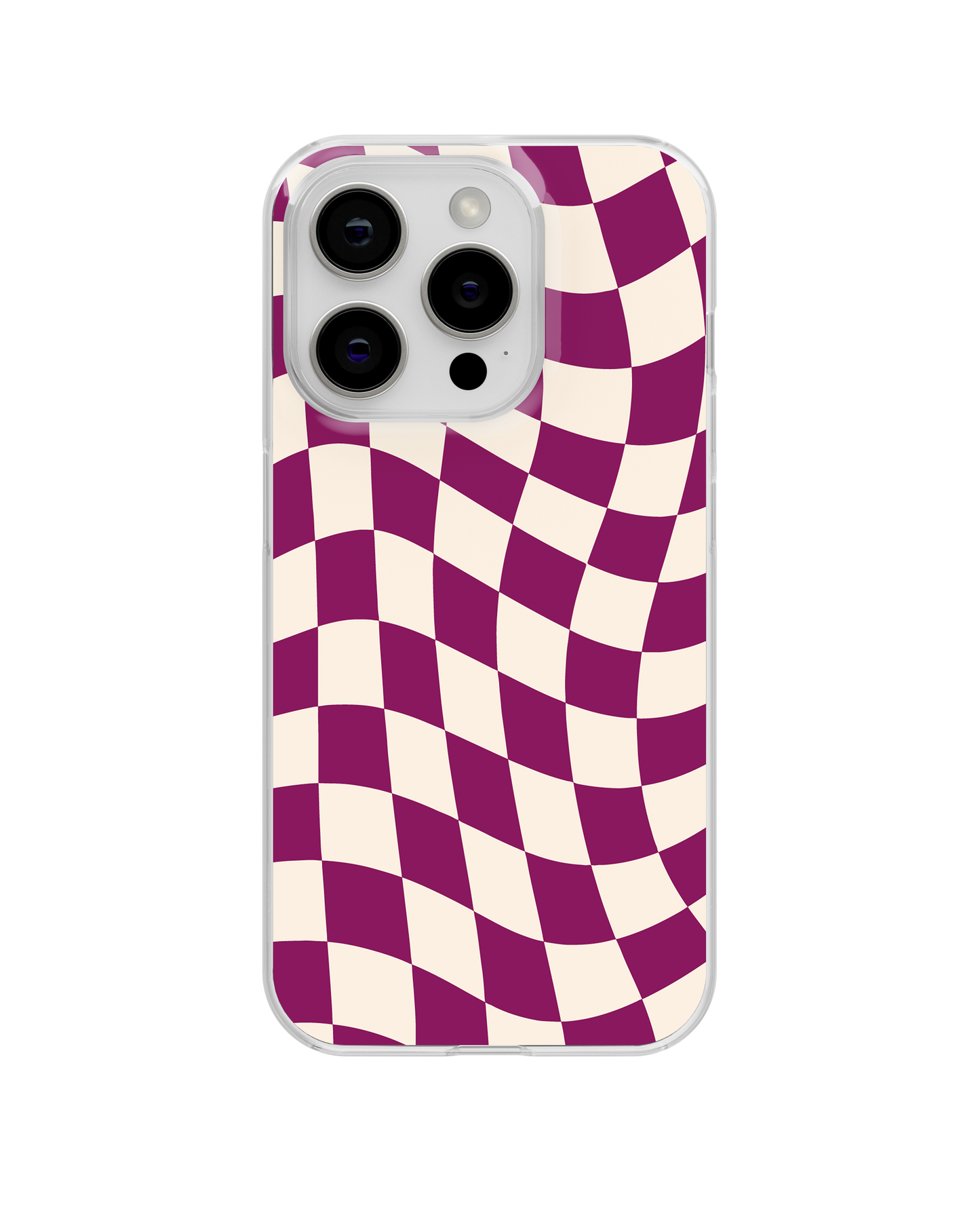 Velvet Wavy Checkers II Clear Case Insert