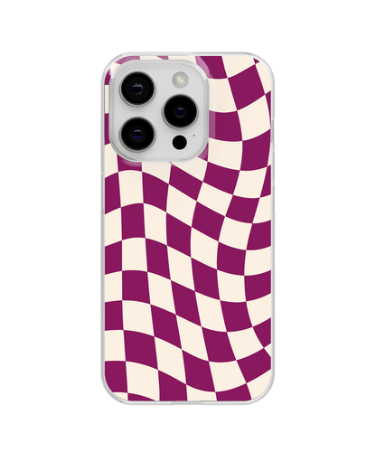 Velvet Wavy Checkers II Clear Case Insert