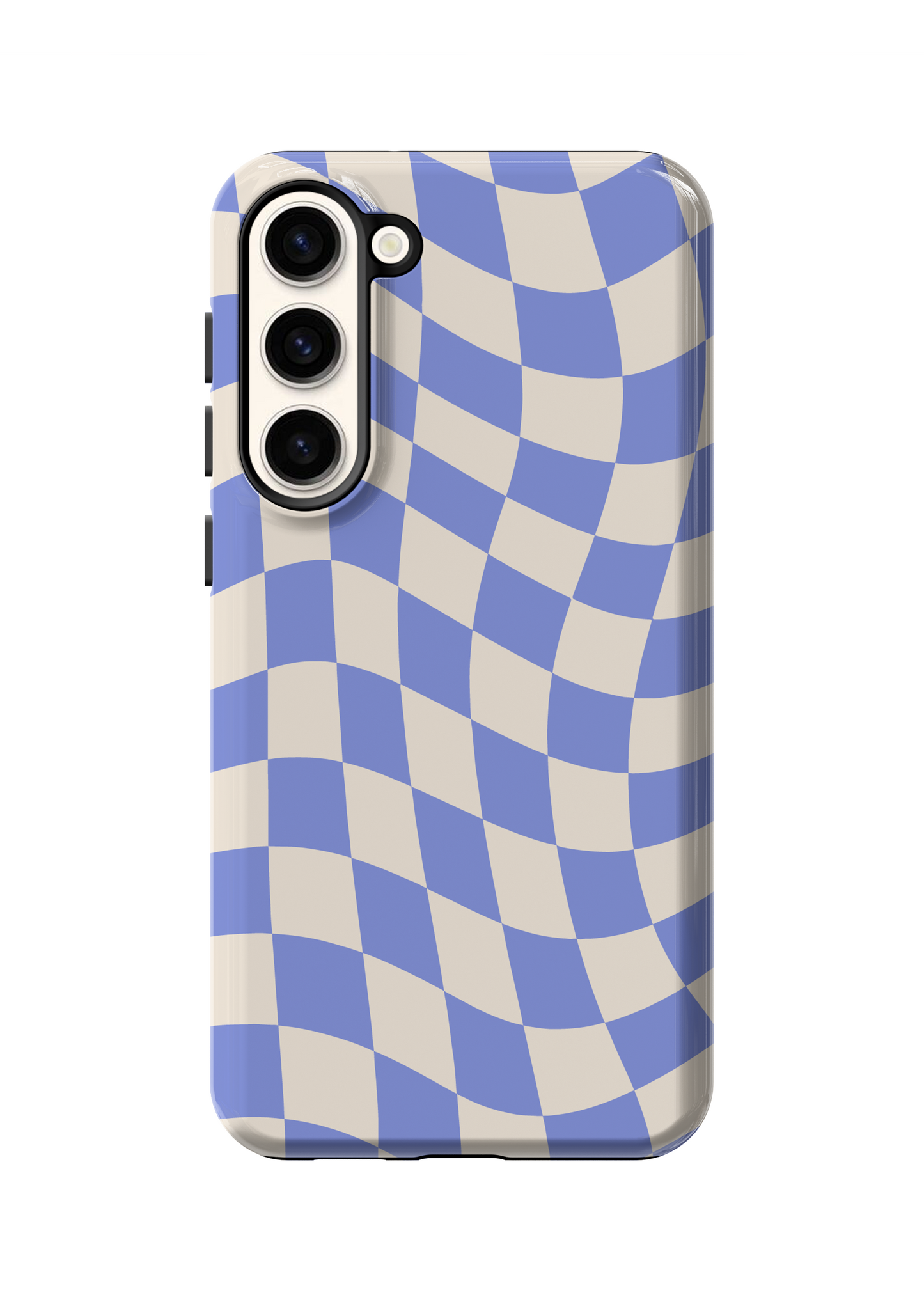 Bluebell Wavy Checkers II Phone Case