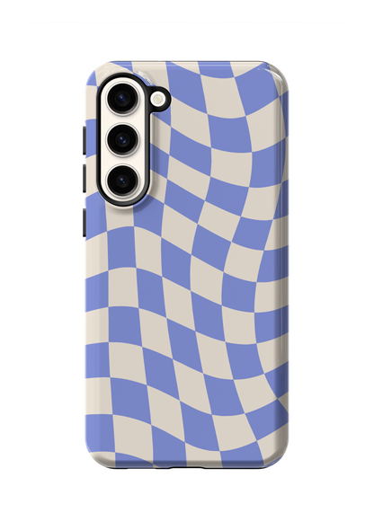 Bluebell Wavy Checkers II Phone Case