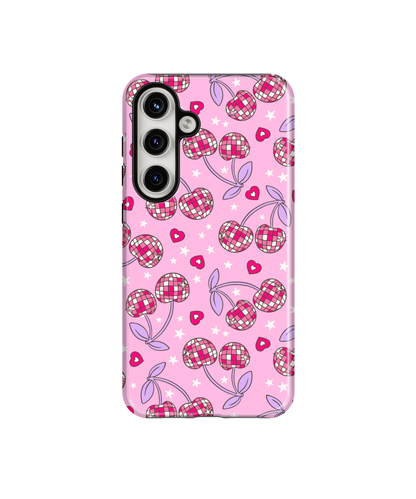 Pink & Purple Disco Cherries Phone Case