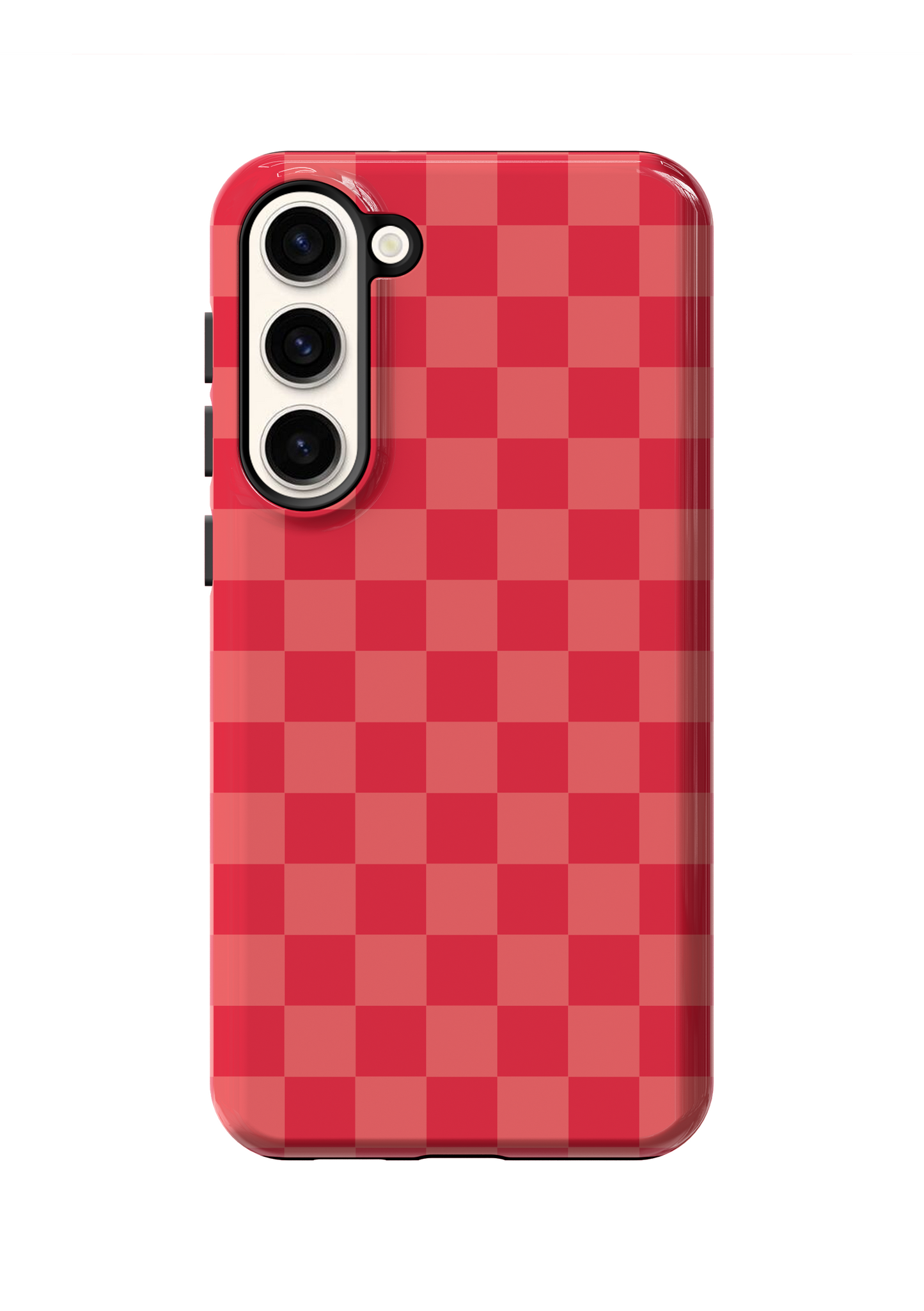 Vermillion Checkers Phone Case