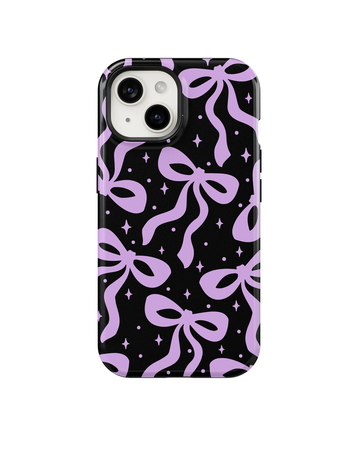 Lilac & Lace Bows II Phone Case