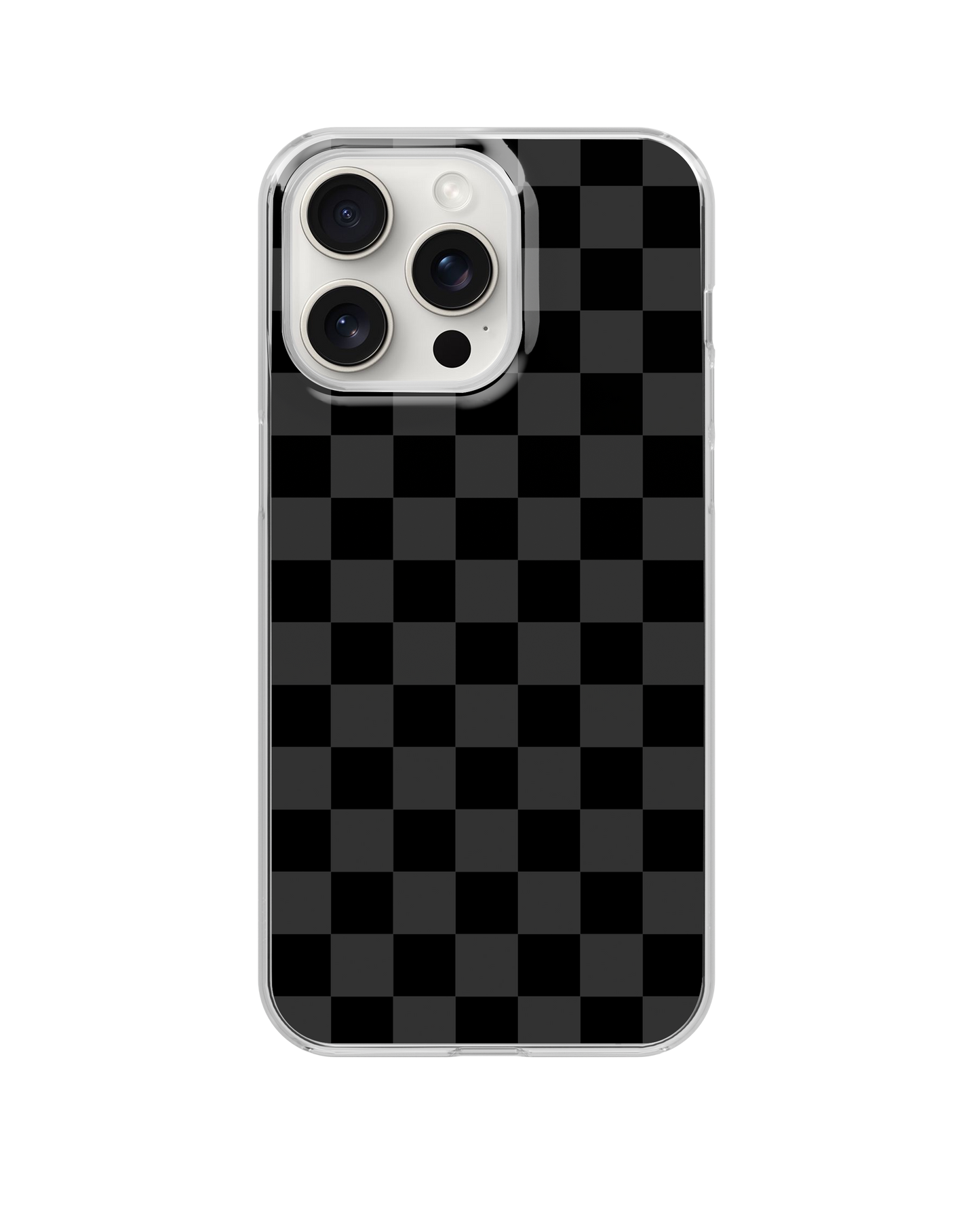 Onyx Checkers Clear Case Insert