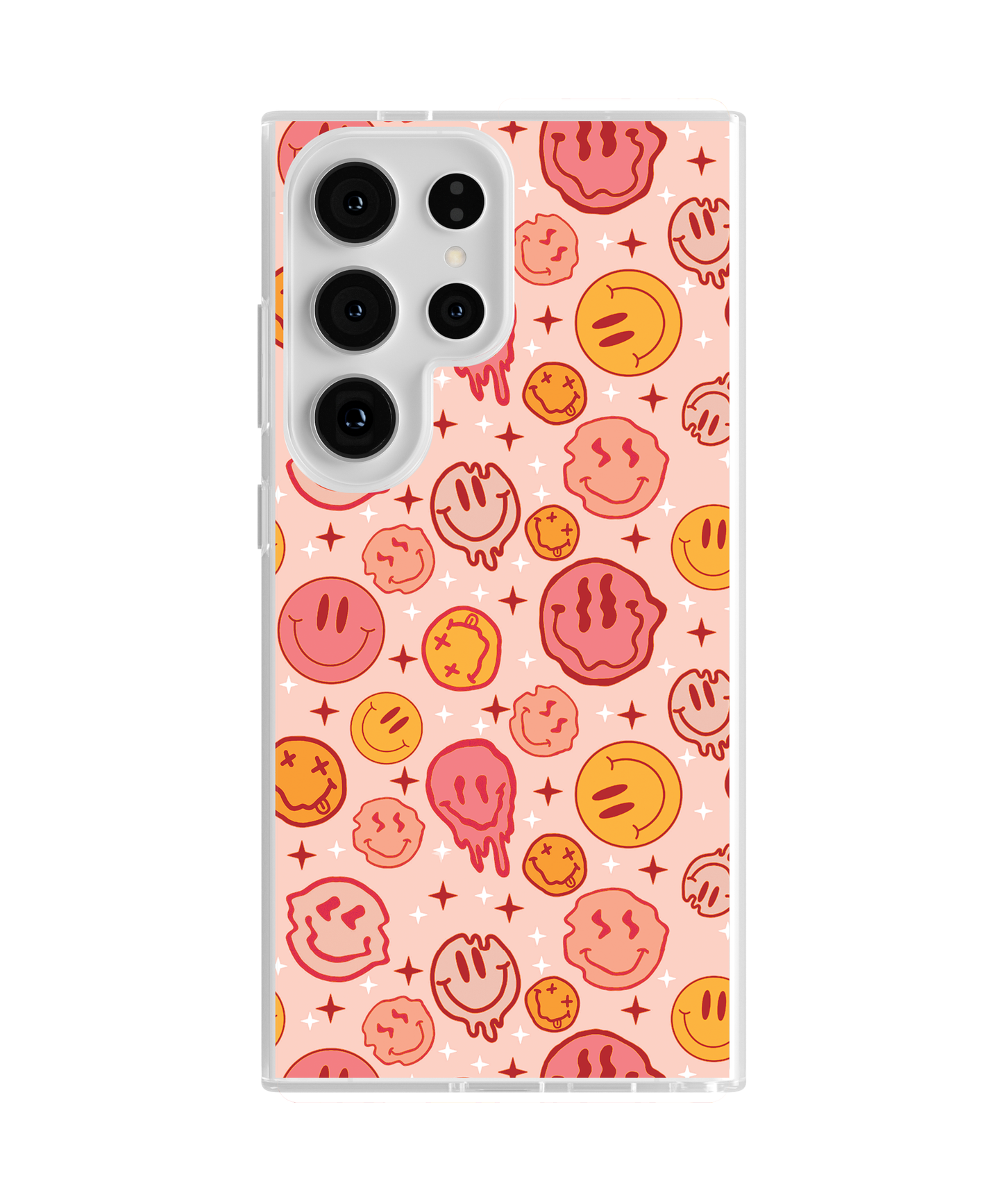 Orange & Pink Happy Hypnosis Clear Case Insert