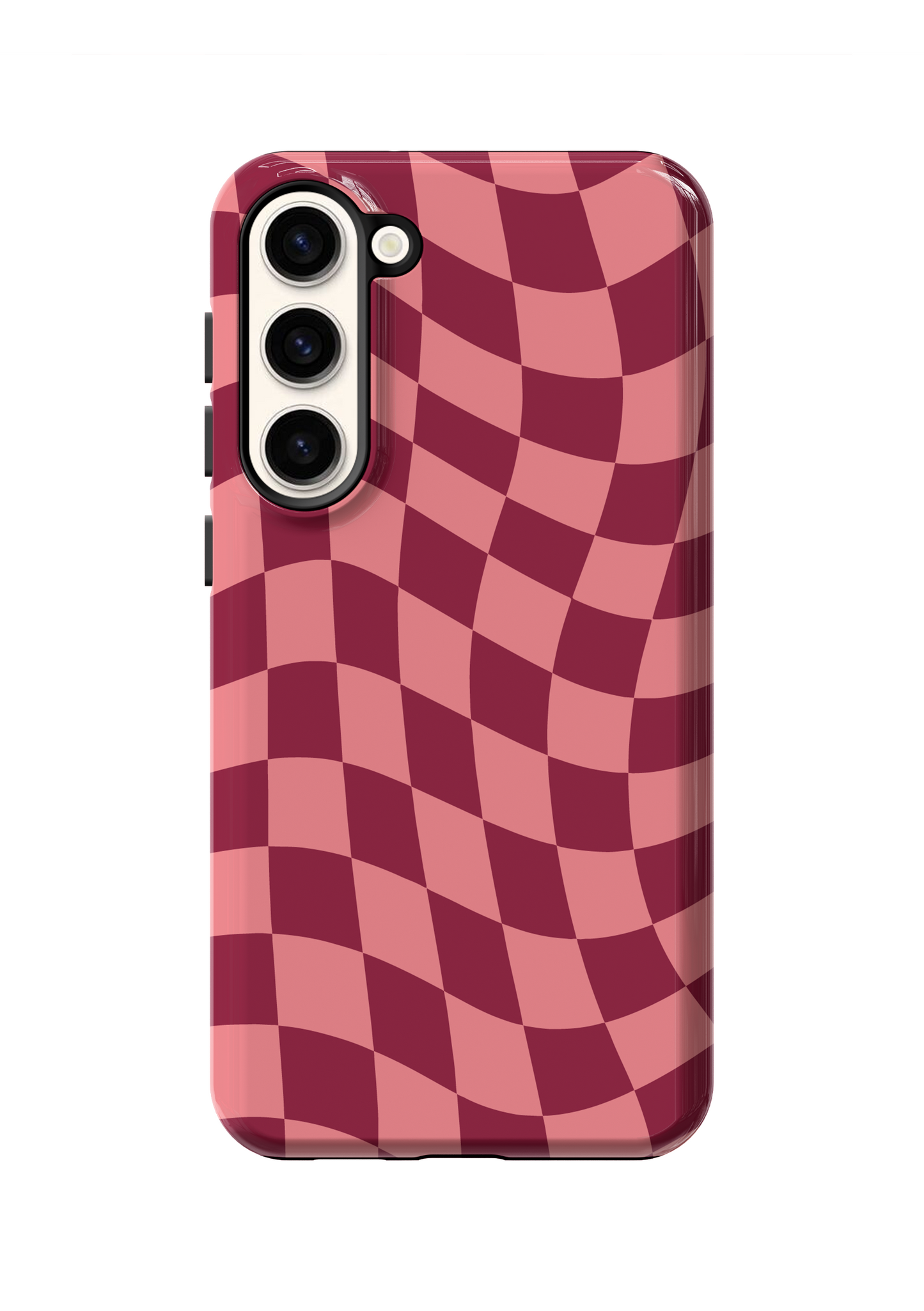 Love Wavy Checkers Phone Case