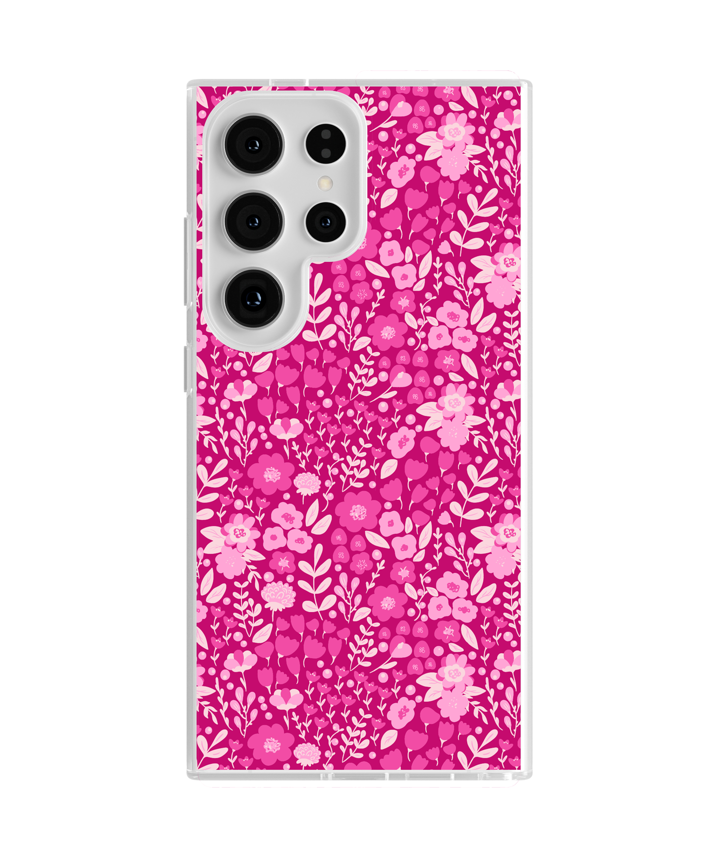 Berry Blossoms (Dark) Clear Case Insert