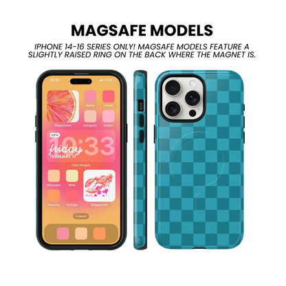 Mermaid Jewel Checkers Phone Case