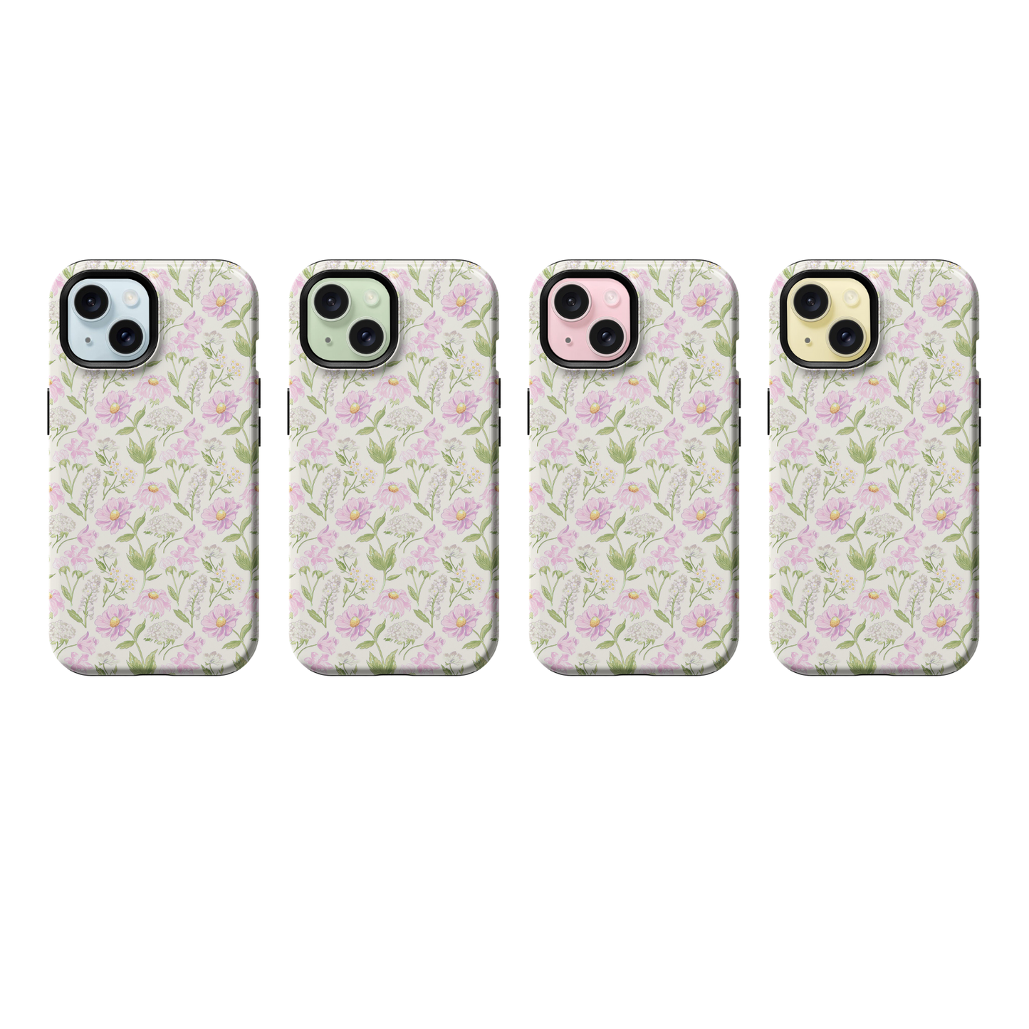 Lavender Heirloom Blooms Phone Case