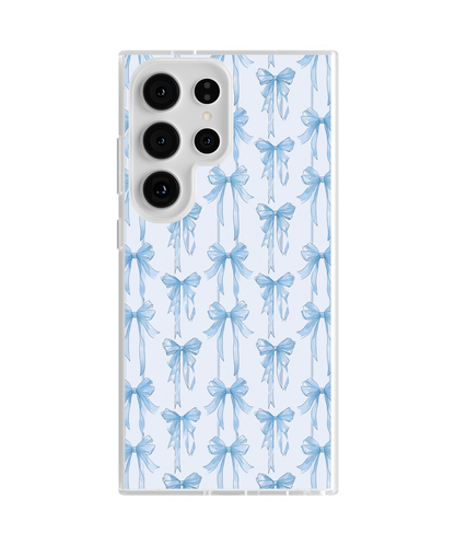 Blue Blushing Bows Clear Case Insert