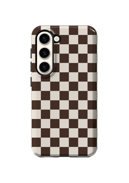 Espresso Checkers II Phone Case