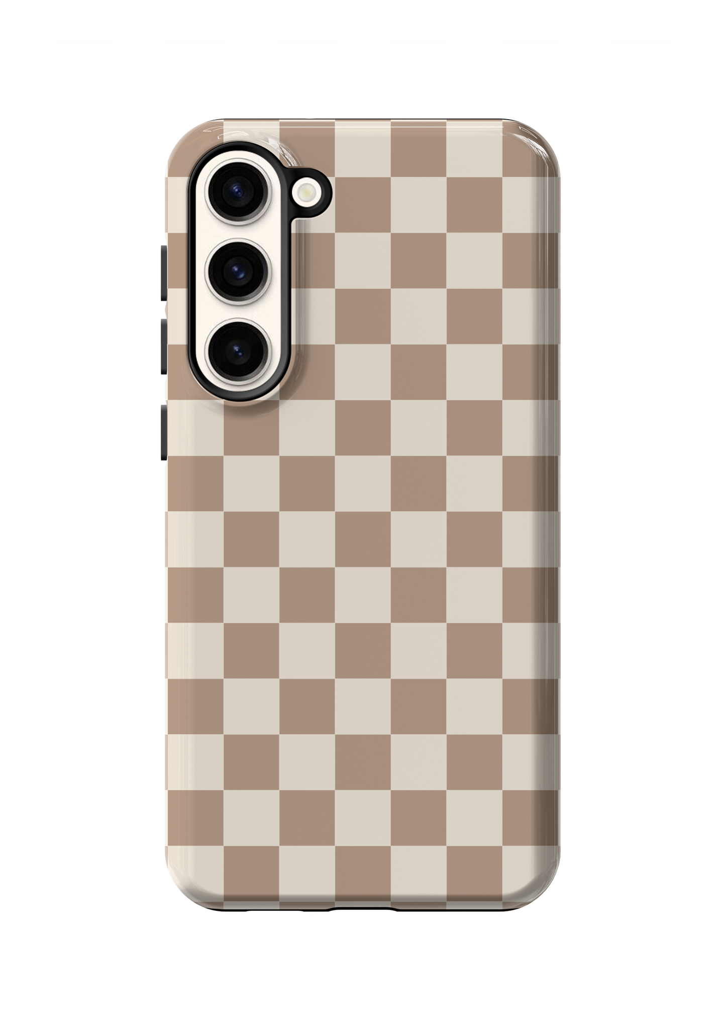 Chestnut Checkers II Phone Case