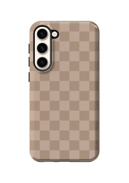 Chestnut Checkers Phone Case