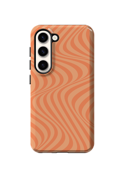 Tangerine Swirls Phone Case