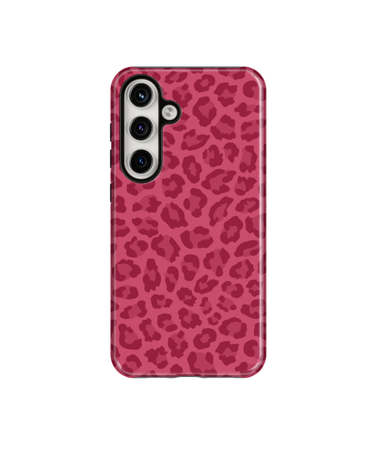 Black Cherry Leopard Phone Case