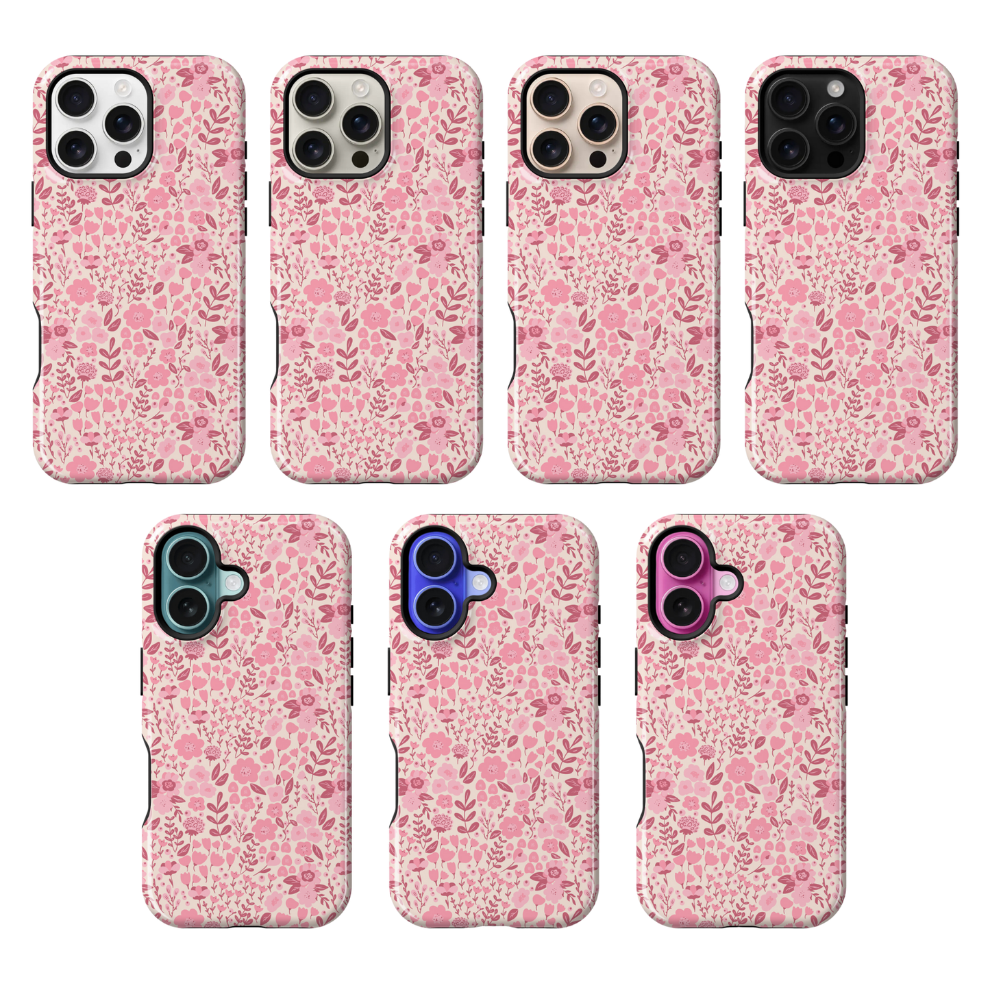 Blush Bouquet (Light) Phone Case