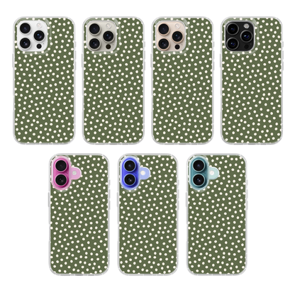 Moss Dots Clear Case Insert