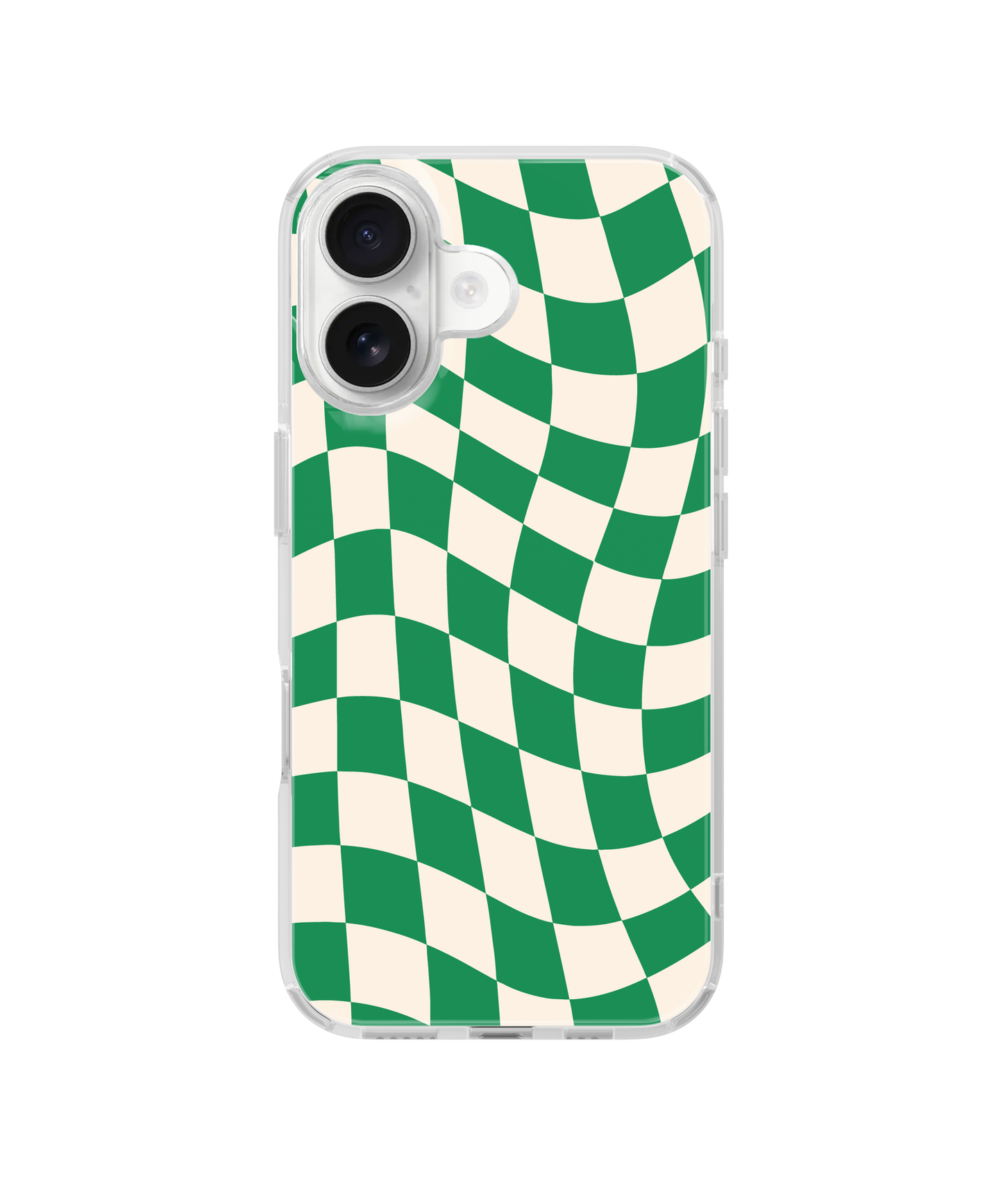 Emerald City Wavy Checkers II Clear Case Insert