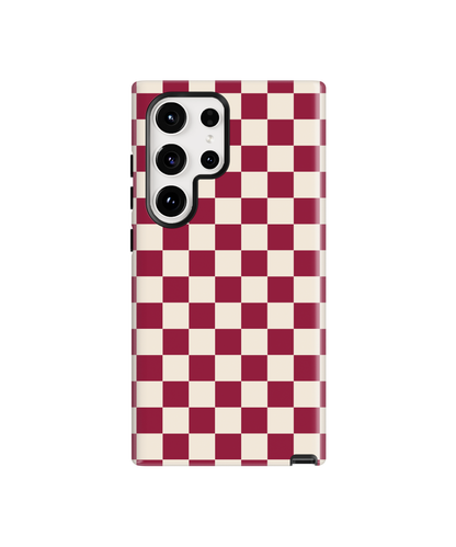 Black Cherry Checkers II Phone Case