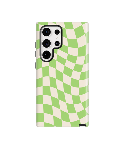 Katydid Wavy Checkers II Phone Case