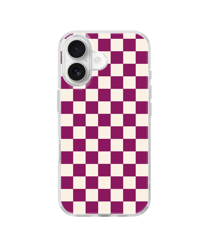 Velvet Checkers II Clear Case Insert