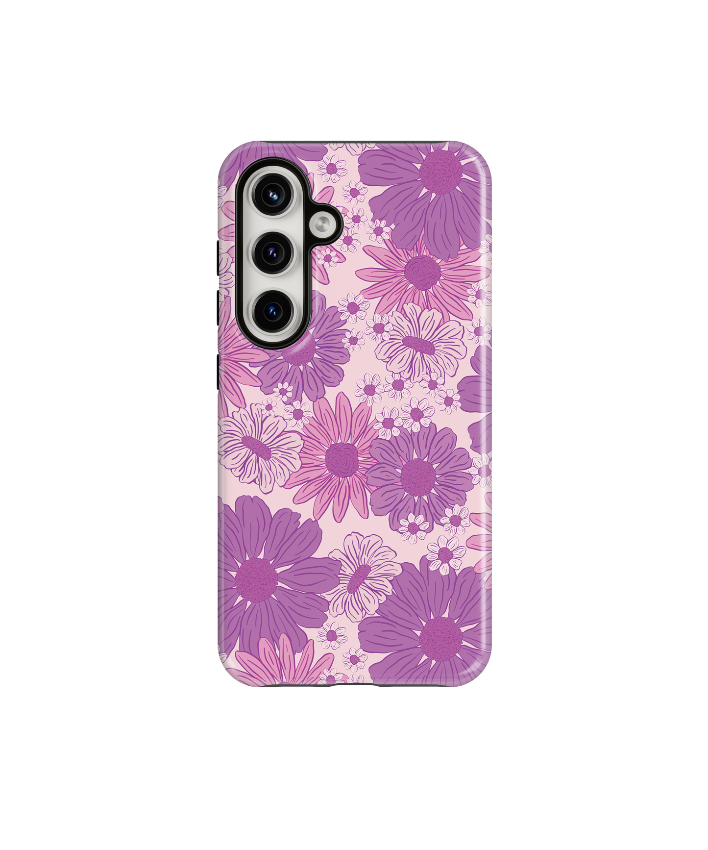 Purple Summer Blooms Phone Case