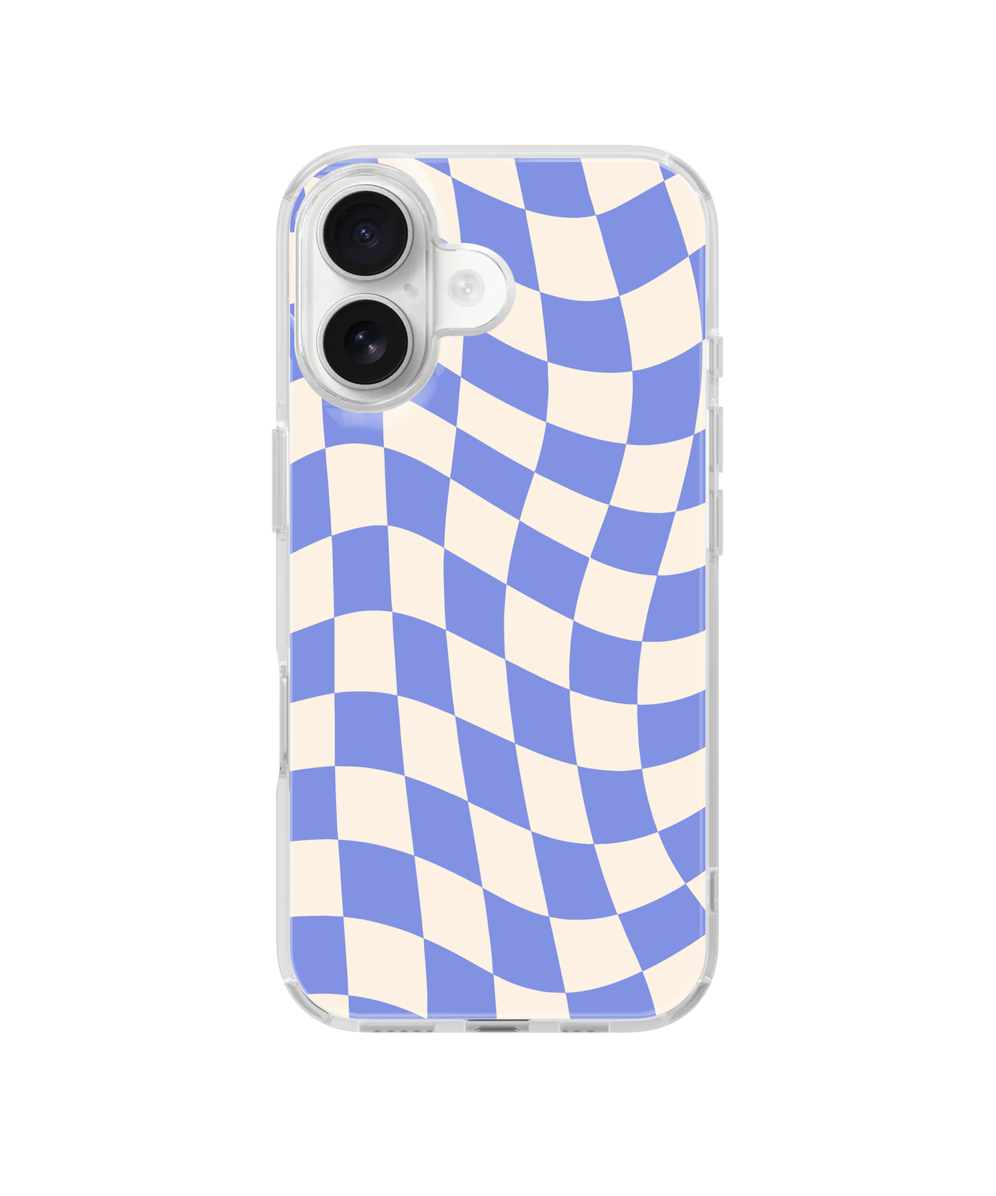 Bluebell Wavy Checkers II Clear Case Insert