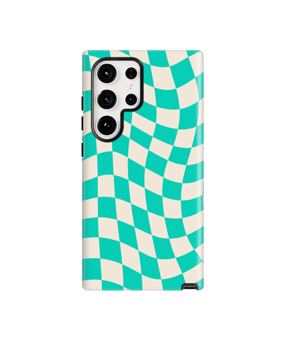 Calypso Wavy Checkers II Phone Case