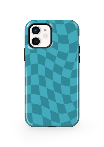 Mermaid Jewel Wavy Checkers Phone Case