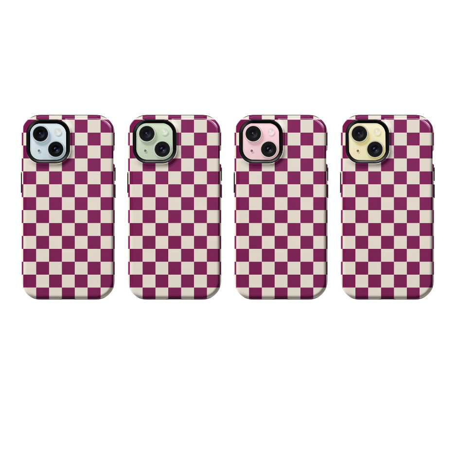 Velvet Checkers II Phone Case