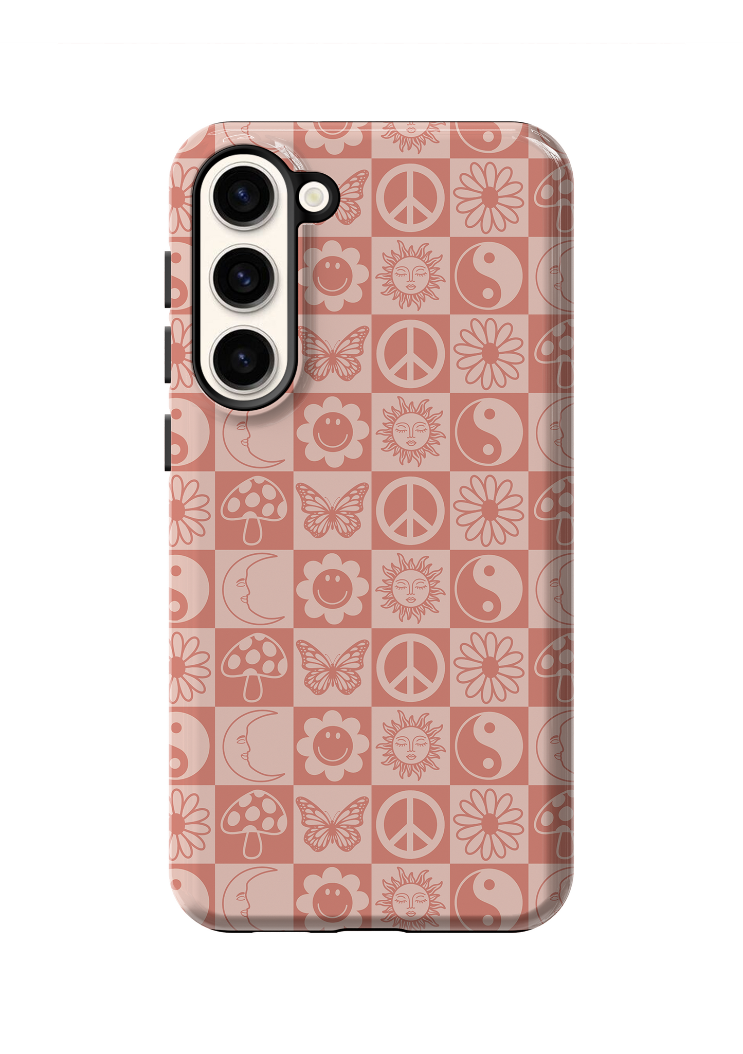 Pink Groovy Mosaic Phone Case