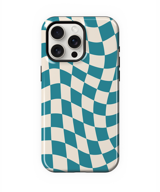 Mermaid Jewel Wavy Checkers II Phone Case