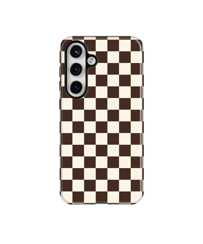 Espresso Checkers II Phone Case