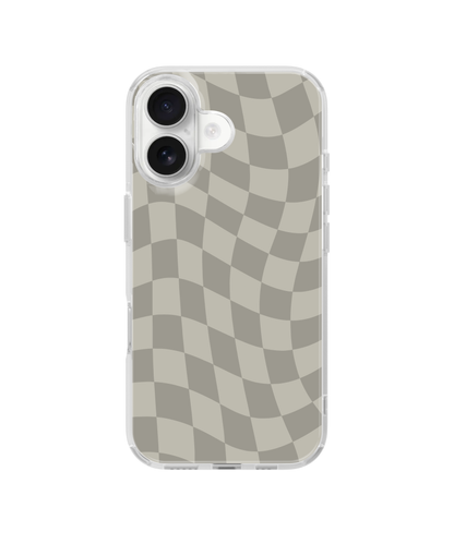 River Rock Wavy Checkers Clear Case Insert