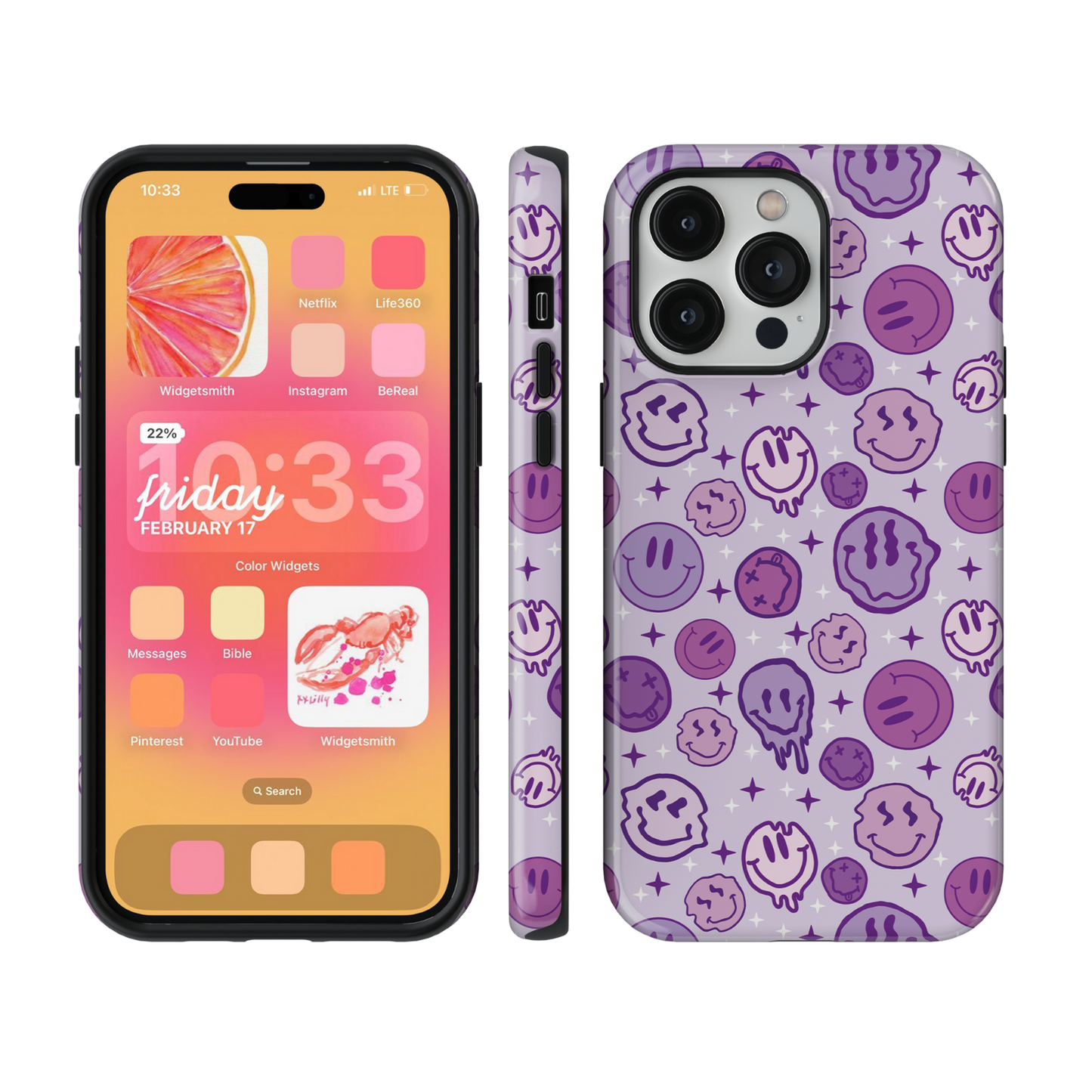 Purple Happy Hypnosis Phone Case