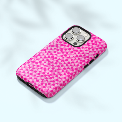 Fuchsia Pop Joy Bursts iPhone Case