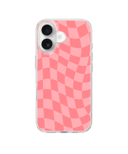 Rose All Day Wavy Checkers Clear Case Insert